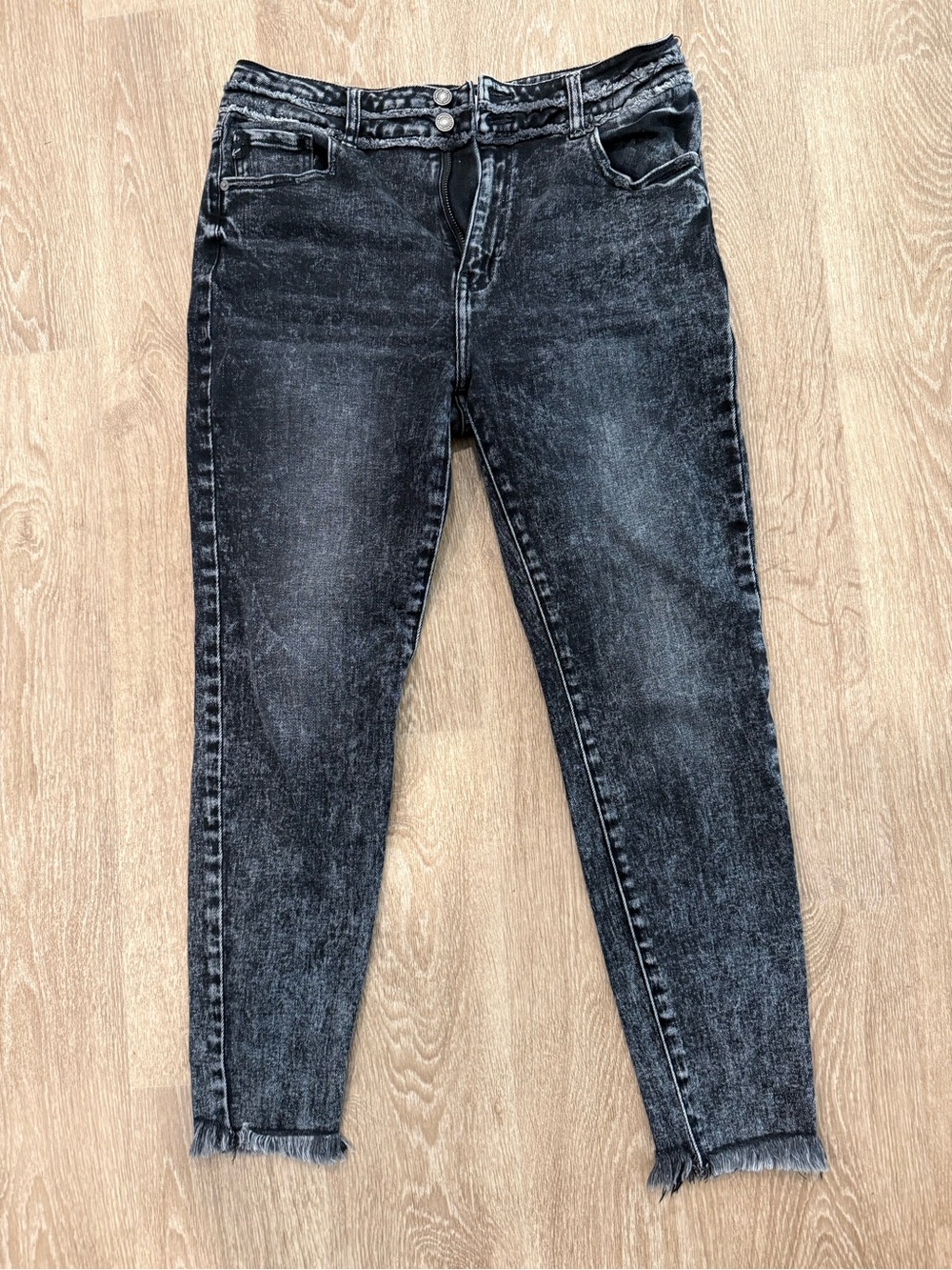 KanCan Washed Black High-Rise Skinny Jeans